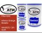 Preview: Chevrolet, Inferno Orange Metallic, WA502Q / 28 / GCR: 500ml Lackdose + 500ml Klarlack + 250ml Härter - Set, von ATW Autoteile West.